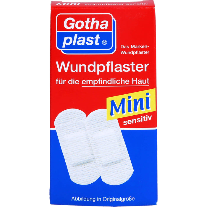 Gothaplast Wundpflaster MINI sensitiv 4x1,7cm, 20 pcs. Patch