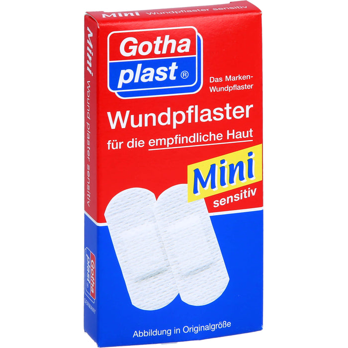 Gothaplast Wundpflaster MINI sensitiv 4x1,7cm, 20 pc Pansement