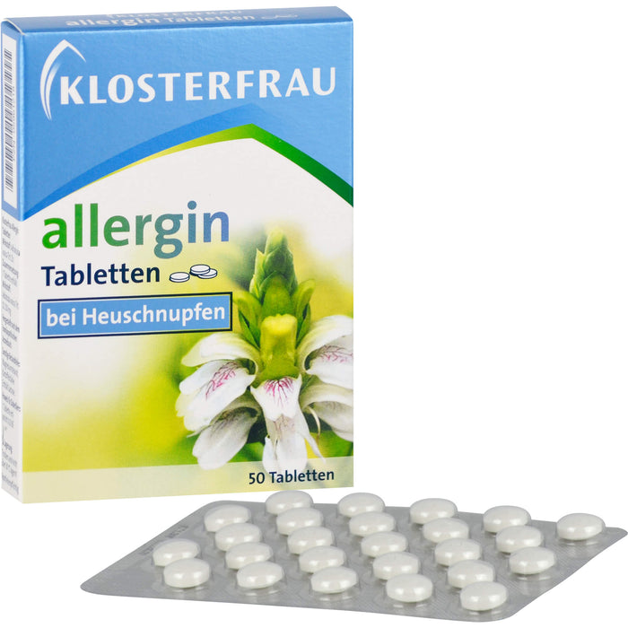 KLOSTERFRAU allergin Tabletten bei Heuschnupfen, 50 pcs. Tablets