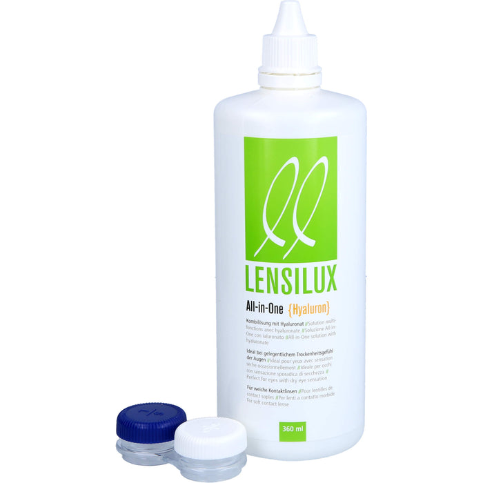 Lensilux All-in-One Hyaluron+Beh.weiche Kontaktlin, 360 ml LOE