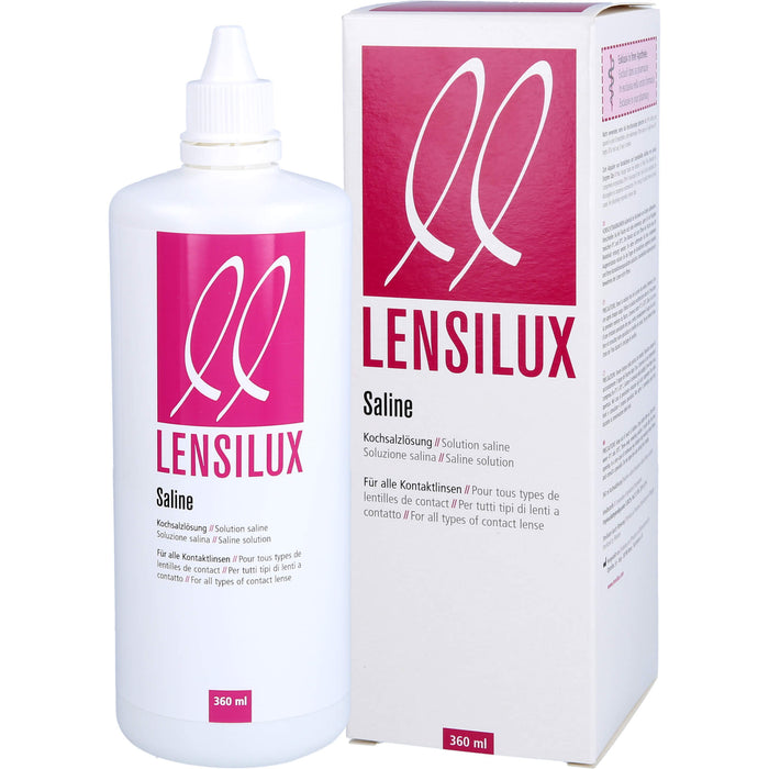 Lensilux Saline Kochsa Lsg, 360 ml LOE