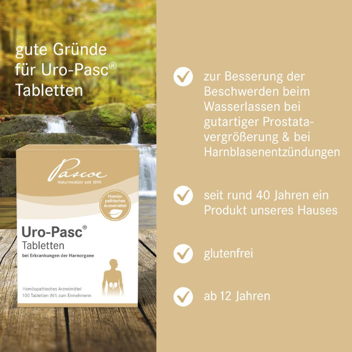 Uro-Pasc Tabletten, 100 St TAB