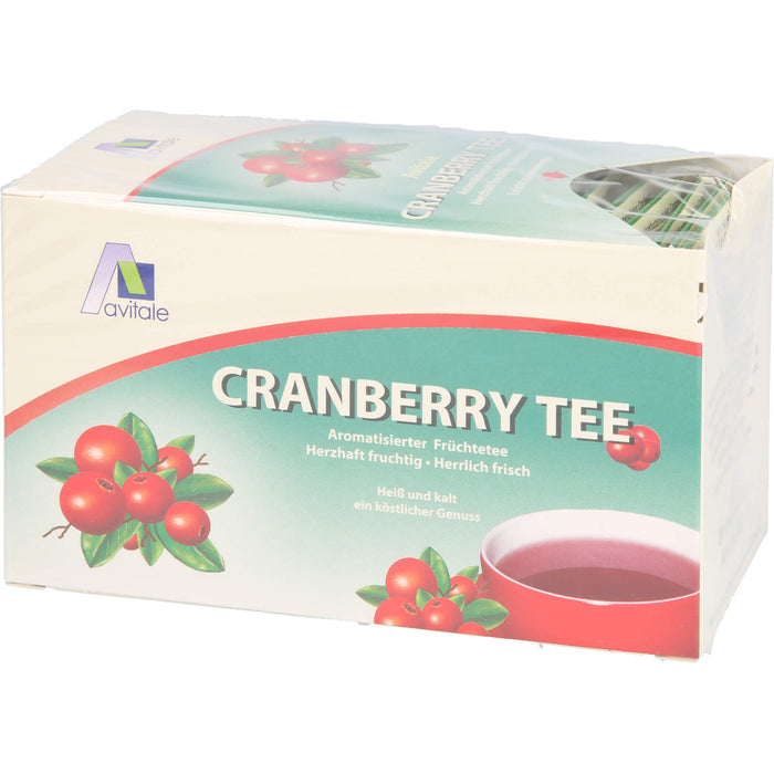 Avitale Cranberry Tee, 20 pcs. Filter bag