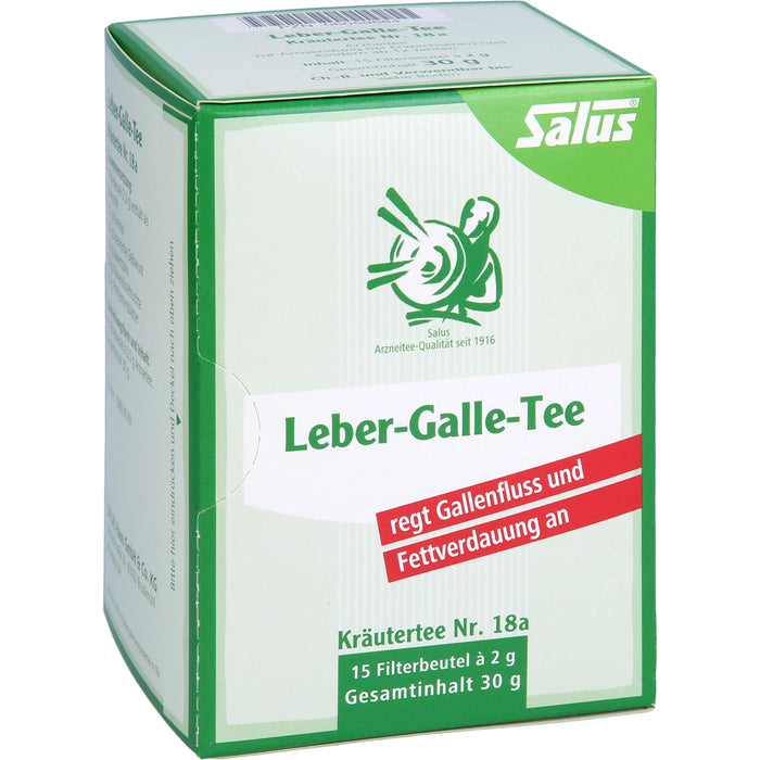 Salus Leber-Galle-Tee Kräutertee Nr. 18a, 15 St. Filterbeutel