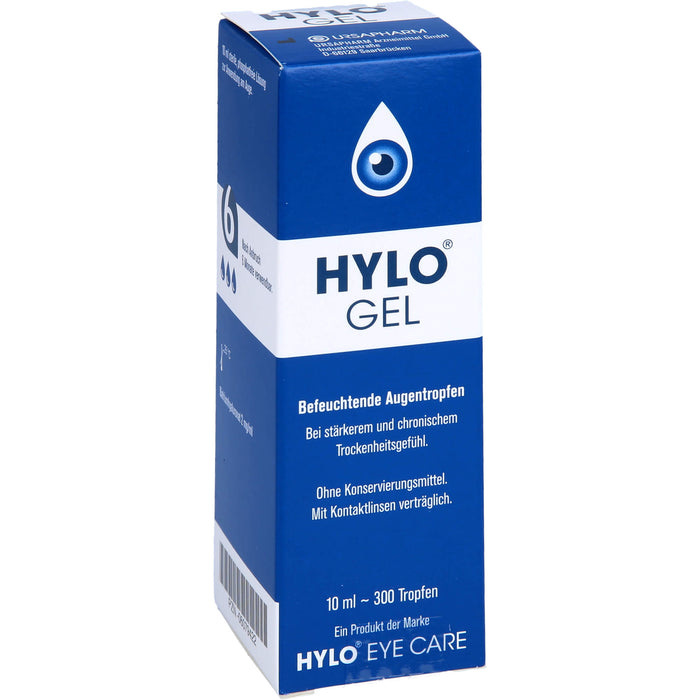 HYLO GEL befeuchtende Augentropfen, 10 ml Solution