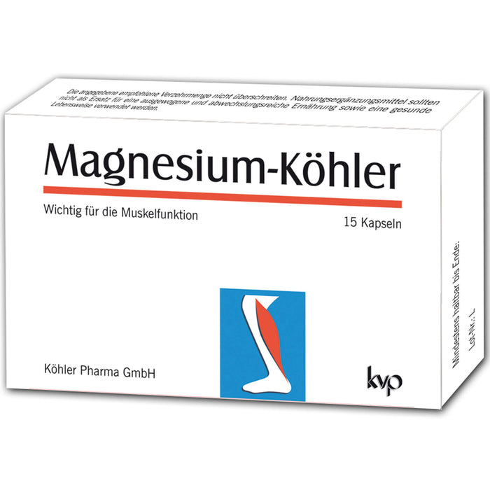 Magnesium-Köhler Kapseln, 15 pcs. Capsules