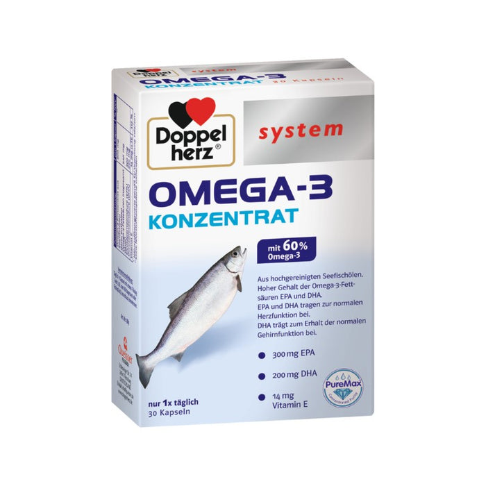 Doppelherz system OMEGA-3 KONZENTRAT, 30 pc Capsules