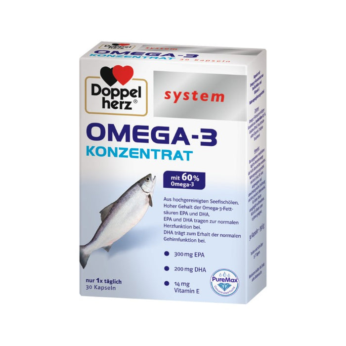 Doppelherz system OMEGA-3 KONZENTRAT, 30 pc Capsules