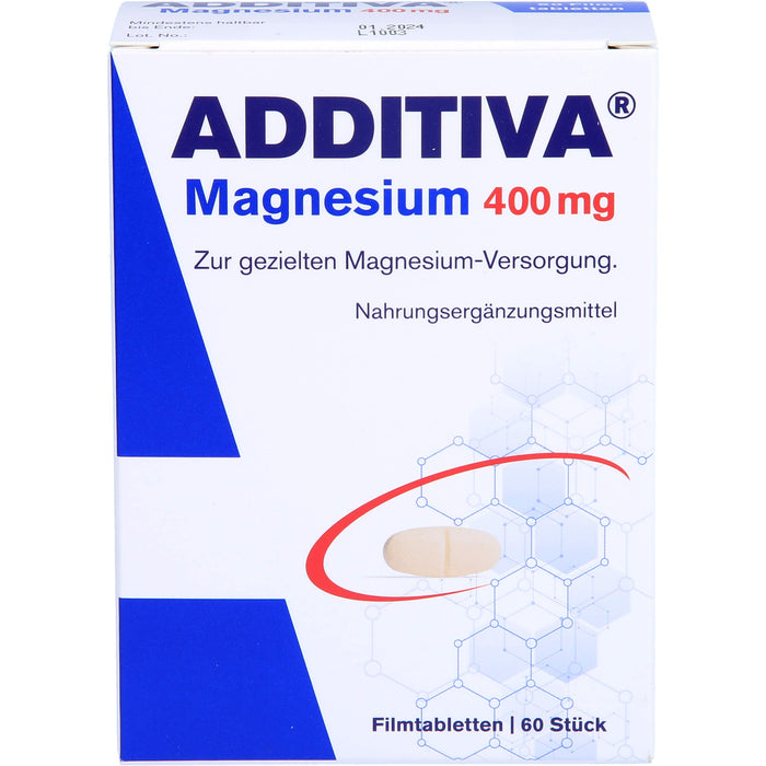 ADDITIVA Magnesium 400mg Filmtabletten, 60 St FTA