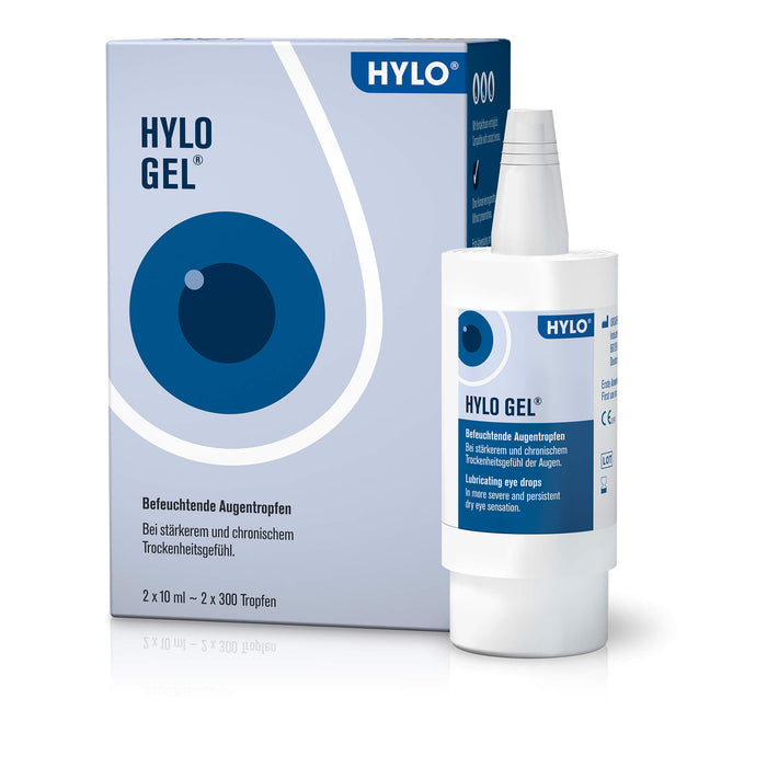 HYLO GEL befeuchtende Augentropfen, 20 ml Solution