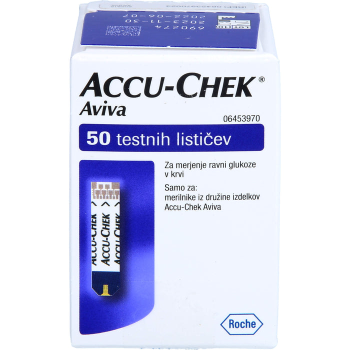 Accu-Chek Aviva Blutzucker Teststreifen Reimport Kohlpharma, 50 pc Bandelettes réactives