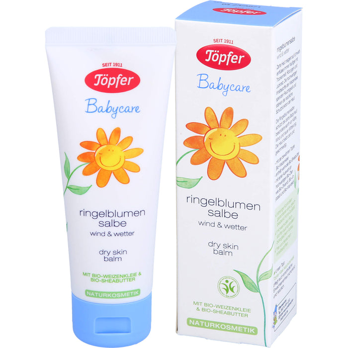 Töpfer Babycare Ringelblumensalbe Wind & Wetter, 75 ml Onguent