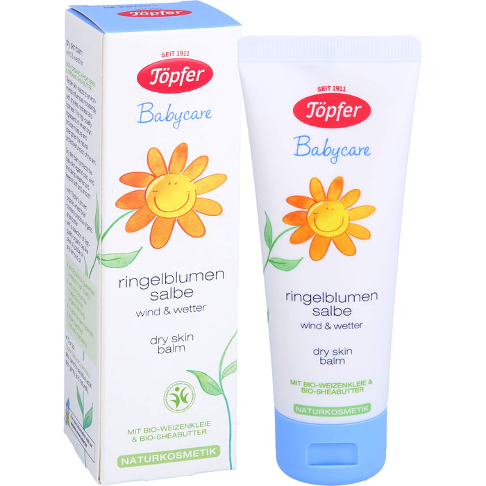 Töpfer Babycare Ringelblumensalbe Wind & Wetter, 75 ml Salbe