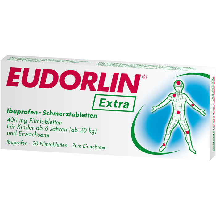 Eudorlin Extra Ibuprofen-Schmerztabletten, 20 pcs. Tablets