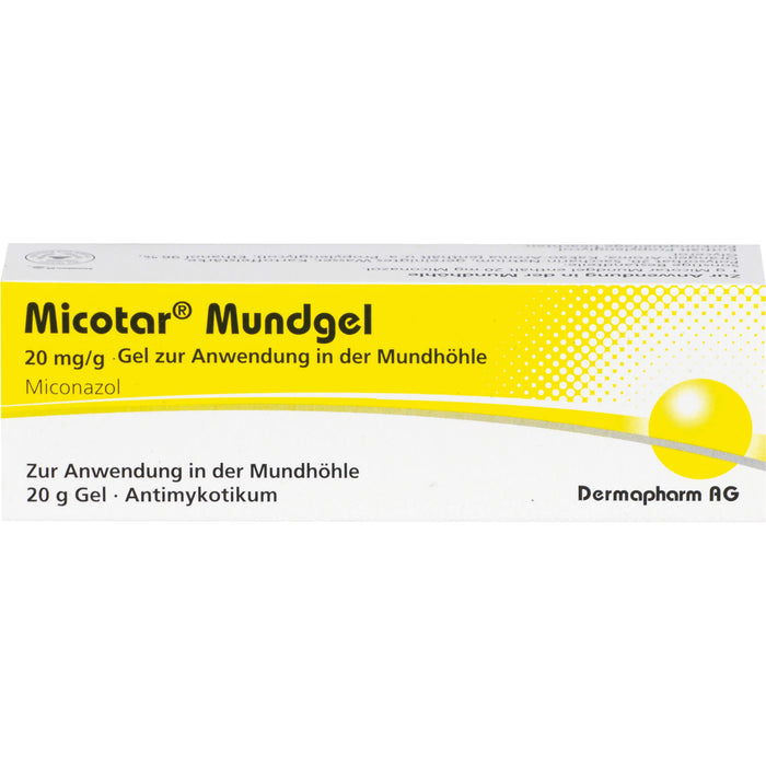 Micotar Mundgel zur Anwendung in der Mundhöhle, 20 g Gel