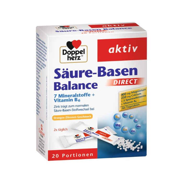 Doppelherz Säure-Basen Balance direct Beutel, 20 pc Sachets