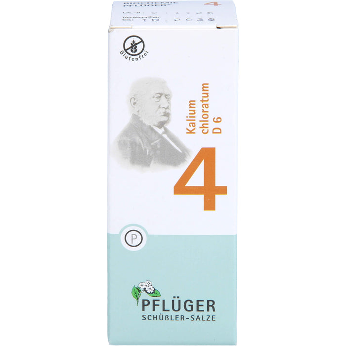 PFLÜGER Biochemie Nr.4 Kalium chloratum D6 Tabletten, 100 pcs. Tablets