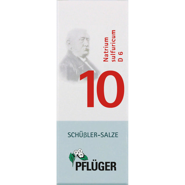 Biochemie Pflüger Nr. 10 Natrium sullfuricum D6 Tabletten, 400 pcs. Tablets