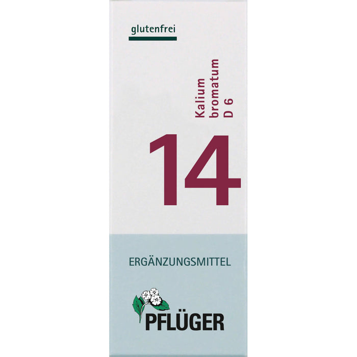 PFLÜGER Schüßler-Salze 14 Kalium bromatum D 6 Tabletten, 400 pc Tablettes