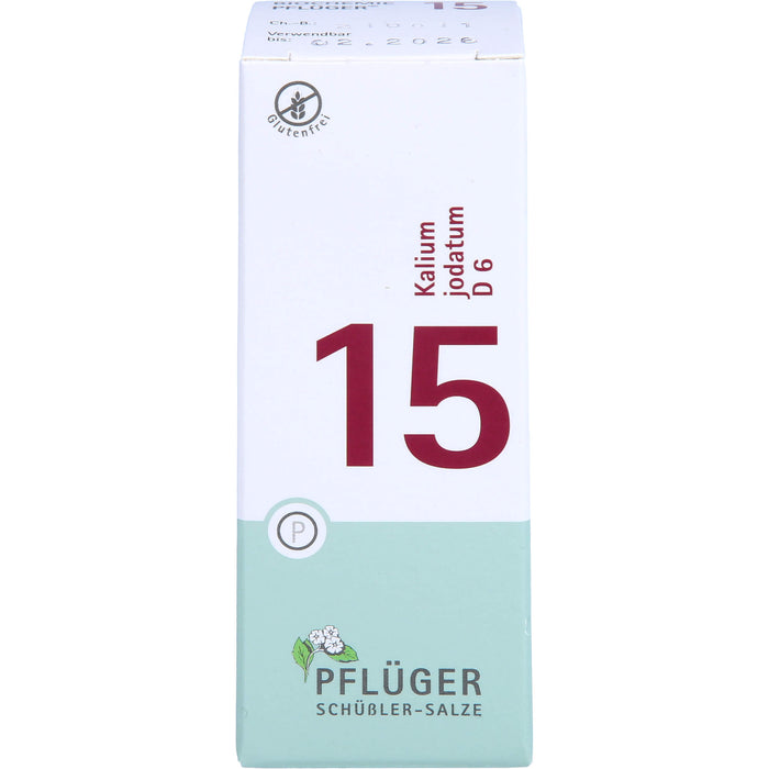 PFLÜGER Biochemie 15 Kalium jodatum D 6 Tabletten, 100 St. Tabletten