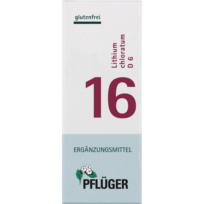 PFLÜGER Biochemie 16 Lithium chloratum D 6 Tabletten, 400 pcs. Tablets