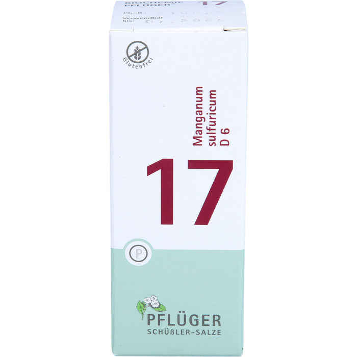 Pflüger Biochemie Nr.17 Manganum sulfuricum D6 Tabletten, 100 St. Tabletten