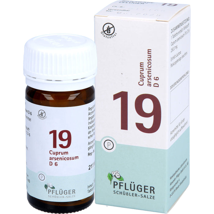 PFLÜGER Biochemie 19 Cuprum arsenicosum D6 Tabletten, 100 St. Tabletten