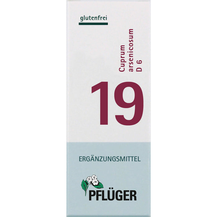 PFLÜGER Biochemie 19 Cuprum arsenicum D6 Tabletten, 400 pc Tablettes