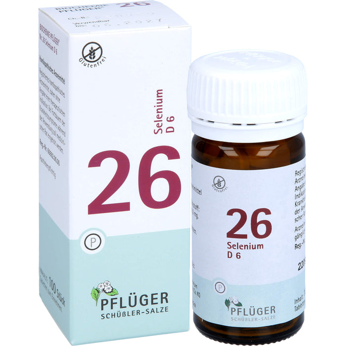 PFLÜGER Biochemie 26 Selenium D6 Tabletten, 100 pc Tablettes