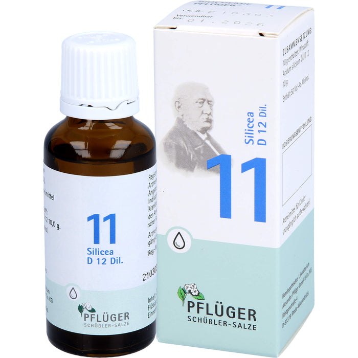 Biochemie Nr.11 Silicea D12 Pflüger Dil., 30 ml TRO