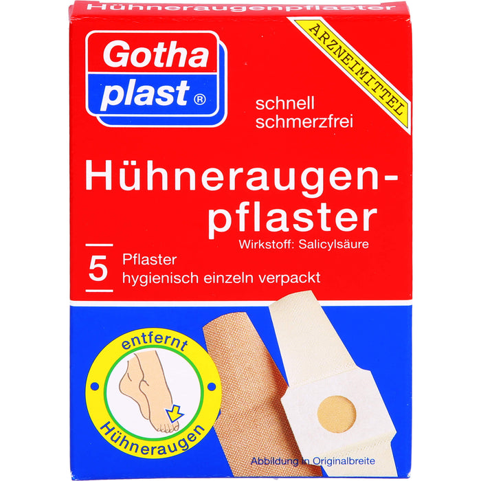 GOTHAPLAST CORNMED HUEHNERAUGENPFLASTER, 5 St. Pflaster