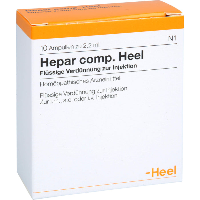 Hepar comp. Heel Ampullen, 10 St. Ampullen