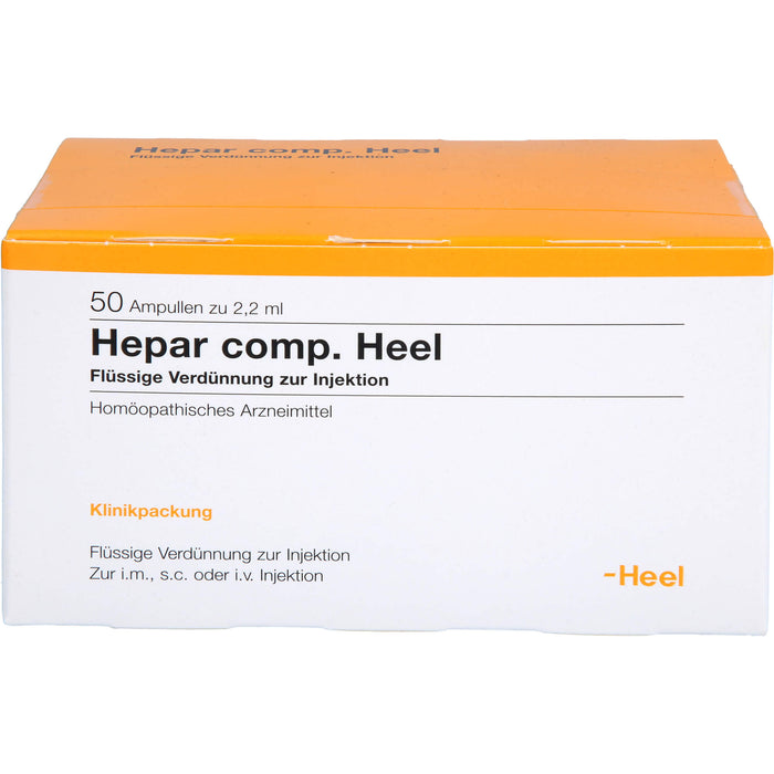 Hepar comp. Heel flüssige Verdünnung, 50 pc Ampoules