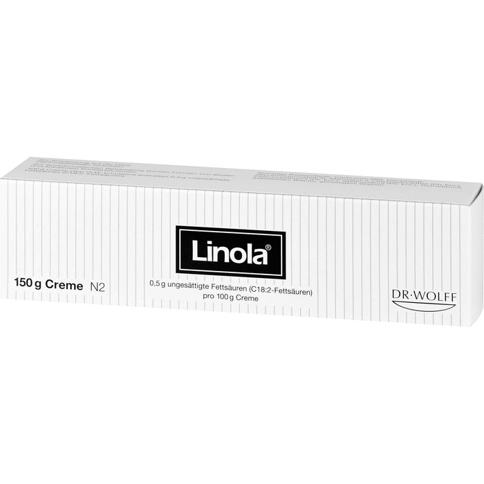 Linola Creme beruhigt, kühlt und wirkt Entzündungen ohne Cortison entgegen, 150 g Cream