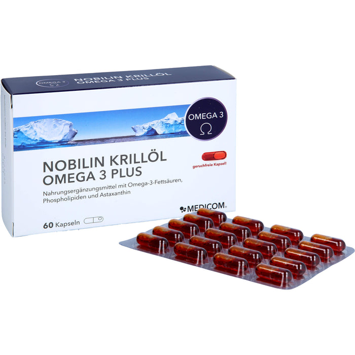 Nobilin Krillöl Omega 3 Plus, 60 St KAP