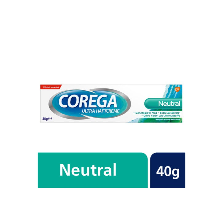 COREGA Ultra Haftcreme geschmacksfrei neutral, 40 g Crème