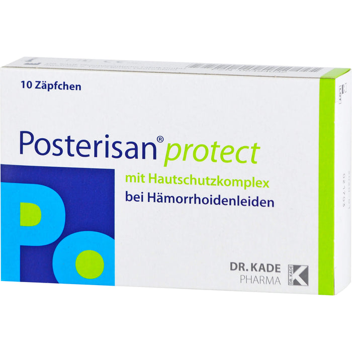 Posterisan protect bei Hämorrhoidenleiden Zäpfchen, 10 St. Zäpfchen