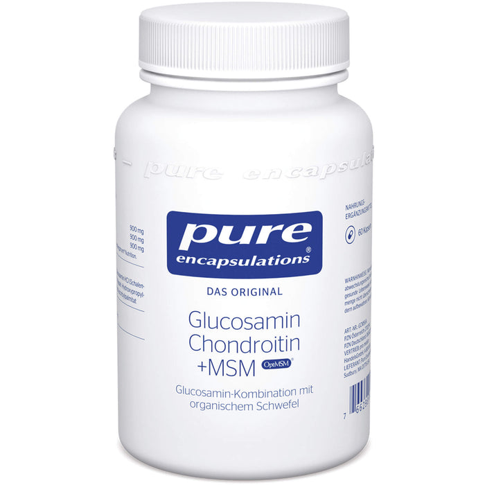 pure encapsulations Glucosamin Chondroitin + MSM Kapseln, 60 pc Capsules