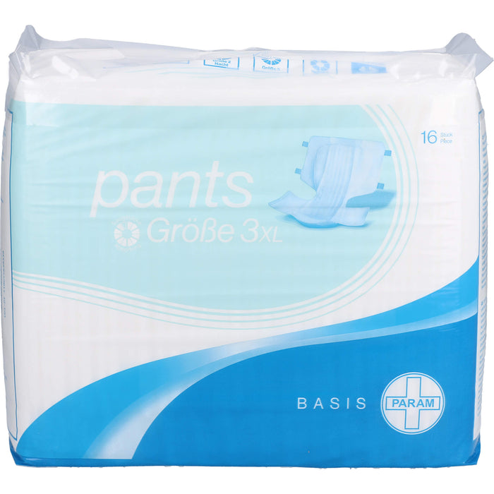 PARAM PANTS Basis Gr.III XL, 16 St. Pants