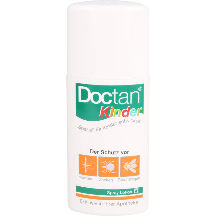 Doctan Kinder Spray Lotion Schutz vor Mücken, Zecken, Stechfliegen, 100 ml Lotion