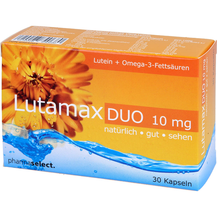 Lutamax Duo 10 mg Kapseln Lutein + Omega-3-Fettsäuren, 30 St. Kapseln