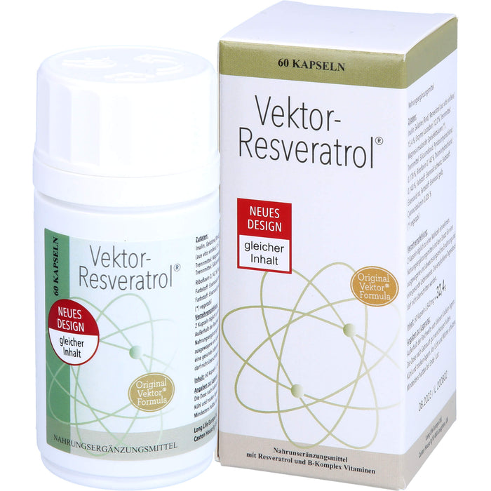 Vektor-Resveratrol Kapseln, 60 St. Kapseln