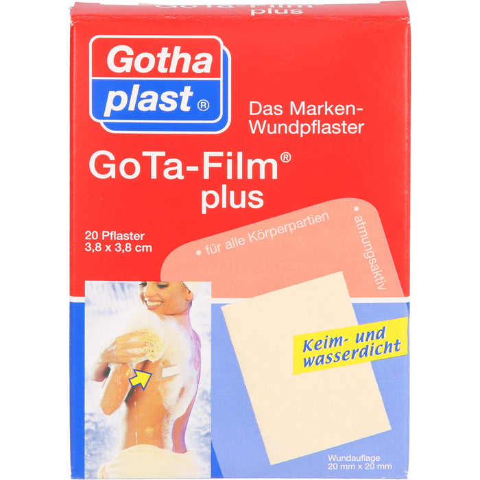 GoTa-Film plus 3,8cm x 3,8cm, 20 pc Pansement