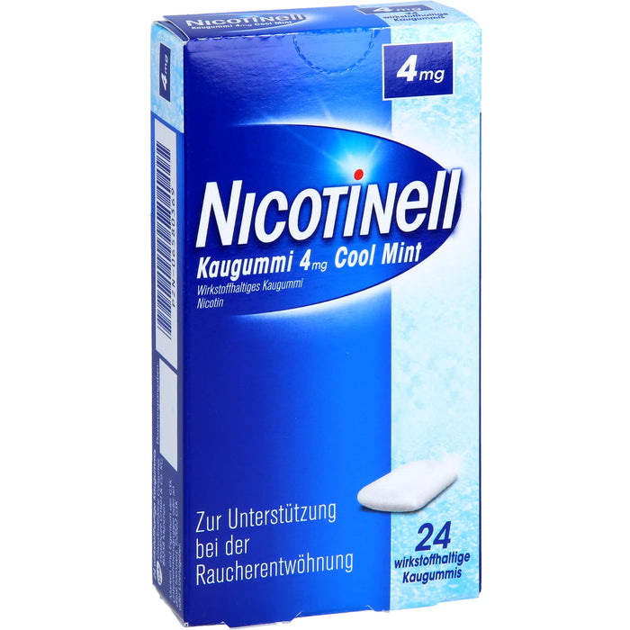 NICOTINell Kaugummi 4 mg Cool Mint, 24 pcs. Chewing gum