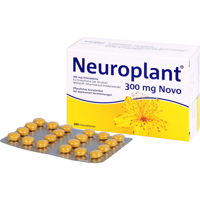 Neuroplant 300 mg Novo Filmtabletten bei depressiven Verstimmungen, 100 pcs. Tablets