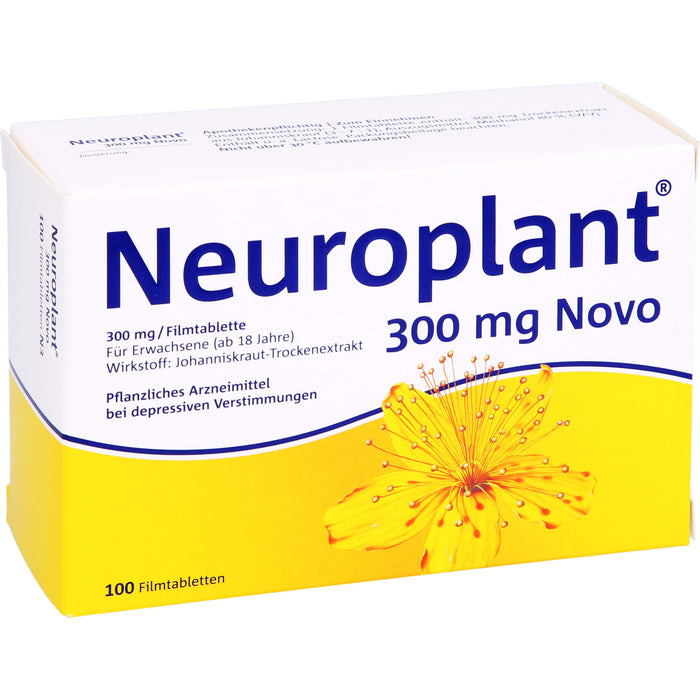 Neuroplant 300 mg Novo Filmtabletten bei depressiven Verstimmungen, 100 pcs. Tablets