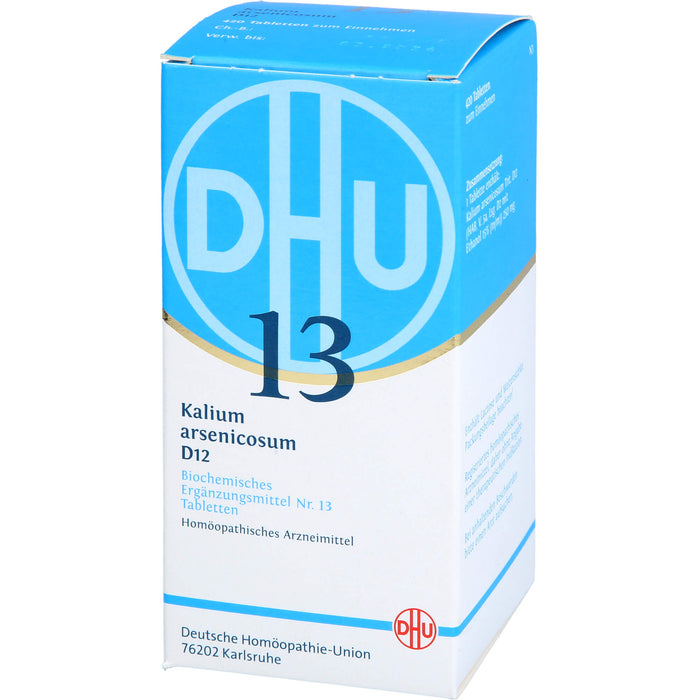 DHU Schüßler-Salz Nr. 13 Kalium arsenicosum D12 Tabletten, 420 pcs. Tablets