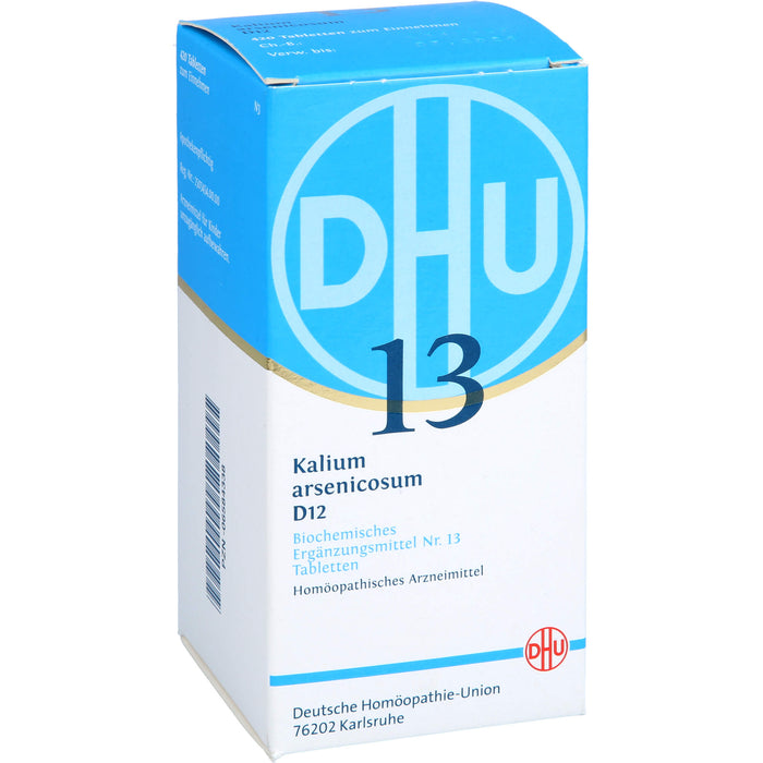 DHU Schüßler-Salz Nr. 13 Kalium arsenicosum D12 Tabletten, 420 pcs. Tablets