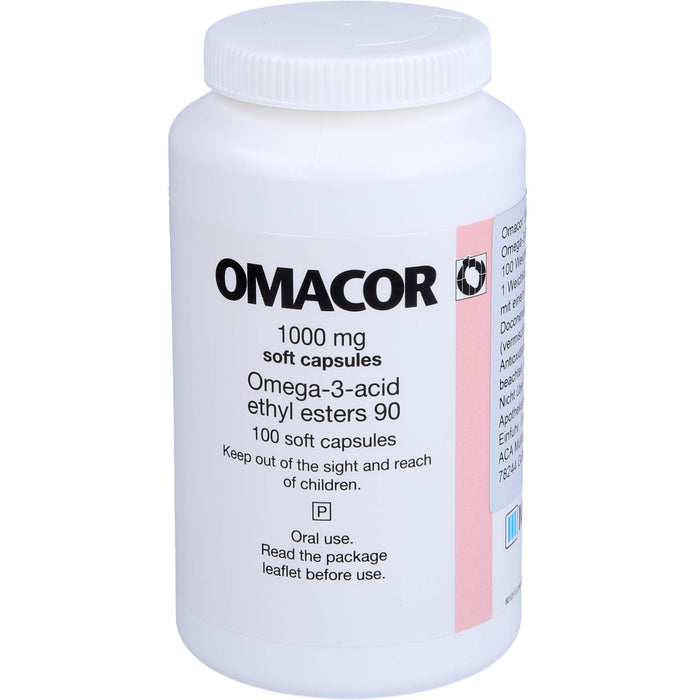 Omacor 1000 mg ACA Weichkapseln, 100 St WKA