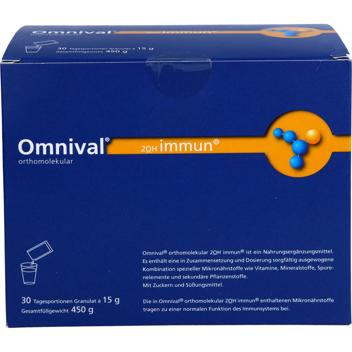 OMNIVAL orthomolekular 2OH immun 7 TP Granulat, 30 pc Sachets